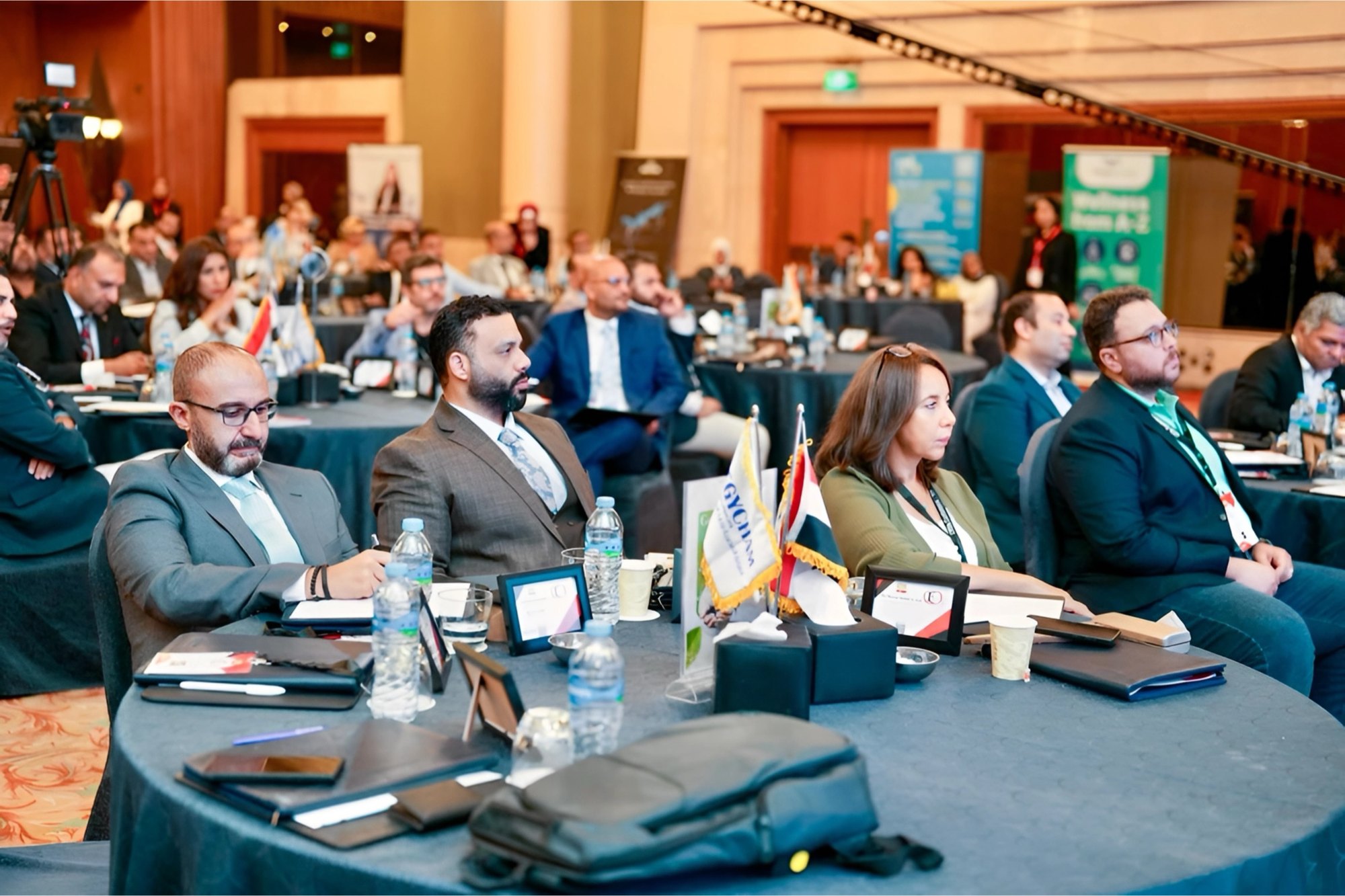 Mahmoud Elkady attending an executive industry forum